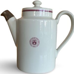 Vintage Harvard Club of New York City Ceramic Coffee Tea Pot